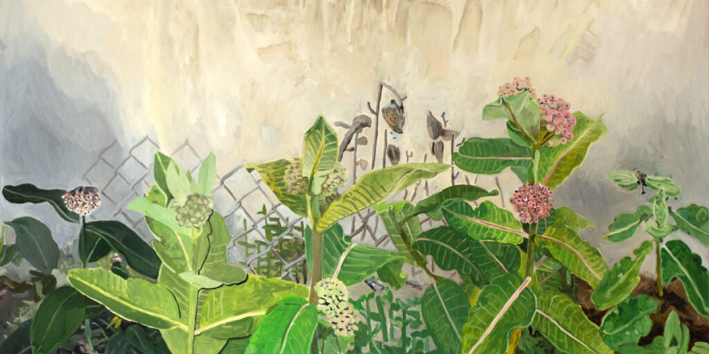 Painting of plants by Margaux Williamson.
