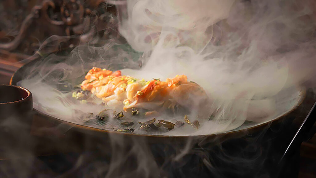 Smokey dish from Hutong.